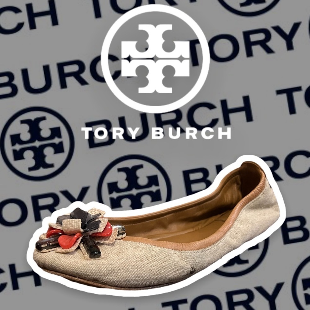 Tory Burch Tan Flats
